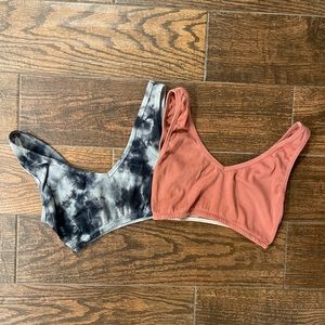 Lot of 2 Big Bud Press Bralettes